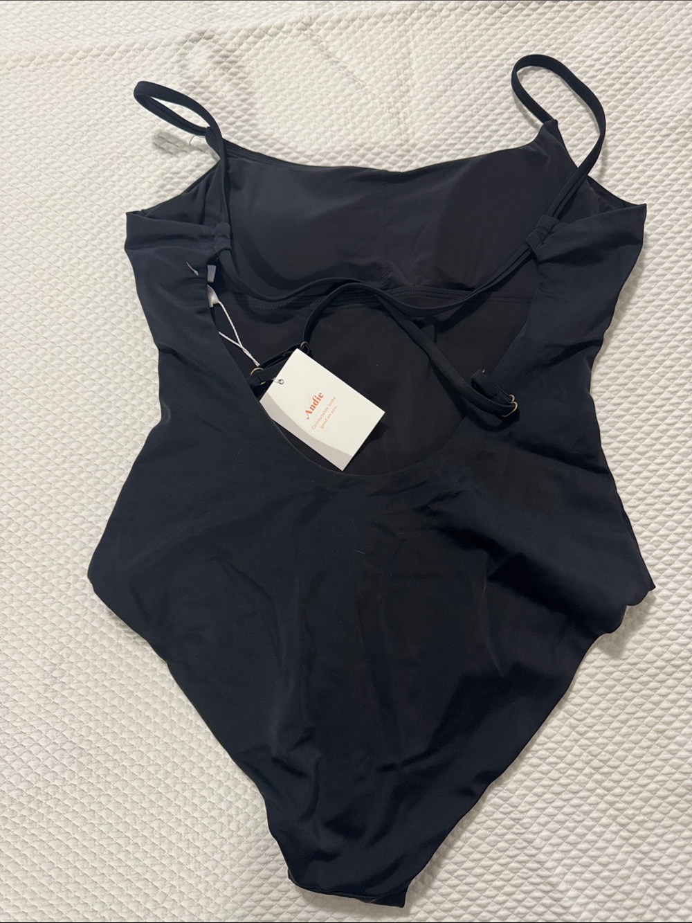 NWT Andie the jetties one piece swimsuit black color size S